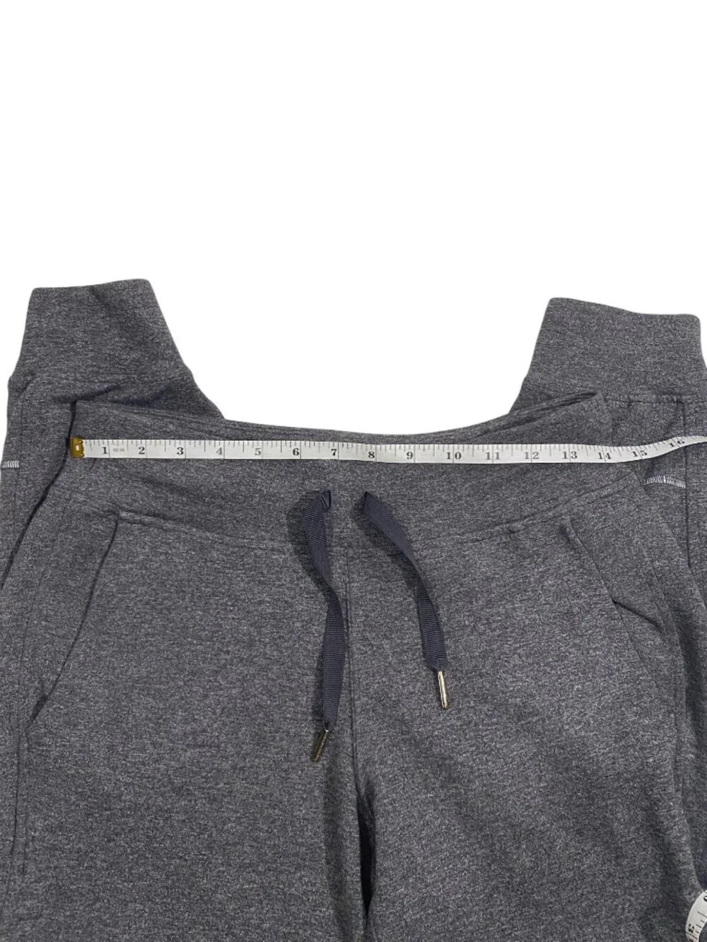 Lululemon On The Fly Pant Heathered Black Womens Joggers pants size 6 active